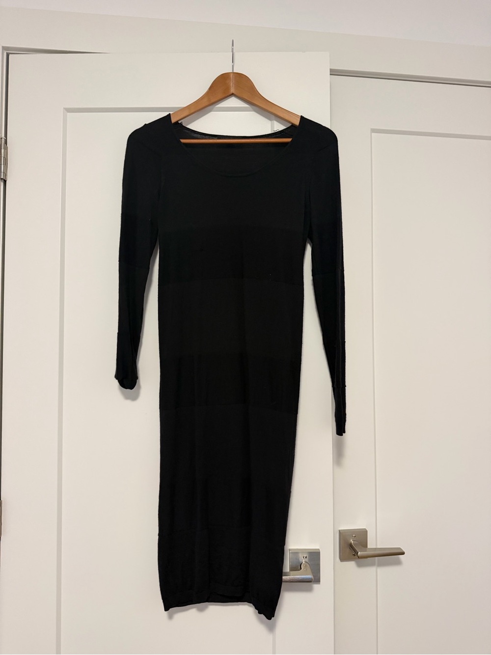 Black Long Sleeve Bodycon Dress